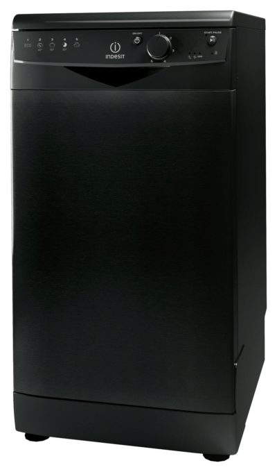 Indesit DSR15B1K Slimline Dishwasher - Black